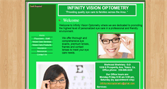 Desktop Screenshot of infinityvisionoptometry.com